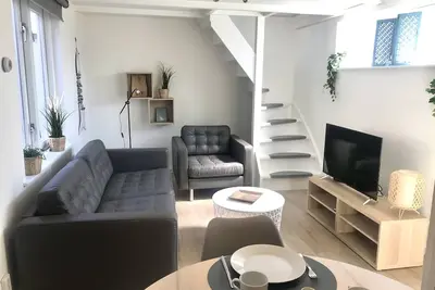 Image de Ferienhaus für 4 Personen, 150 Meter vom Strand, mit Einem Eingezäuntem Garten