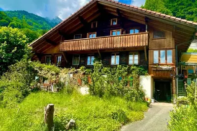 Image de Charming chalet lake and mountain view