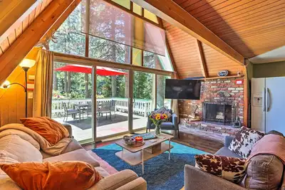 Image de Running Springs A-Frame w/ Deck & Mtn Views!