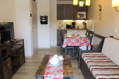 Image de Charmant T2 avec piscine, parking privé et accès direct aux pistes à Vars Les Claux