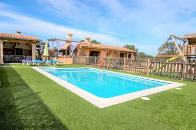 Image de Sunset Finca Son Sitges - Finca with fenced swimming pool, children's playground and barbecue area