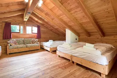 Image de Chalet de montagne \"Bio Wild\" avec vue sur la montagne et le jardin
