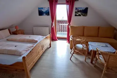 Image de Doppelzimmer, Dusche, Wc, 2 Aufb. Mgl. - Berggasthaus Schöne Aussicht