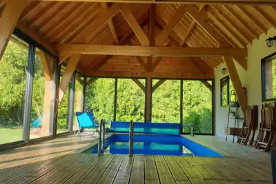 Image de Gîte de Lieurey: Villa normande avec piscine intérieure chauffée