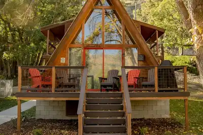 Image de Rustic A-Frame Gorgeous Mountain View Close to All
