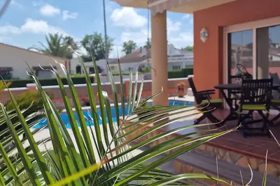 Image de \"Mireli\"@Marisol : 300m de la plage, piscine privée, A/C, WiFi, plage pour chiens