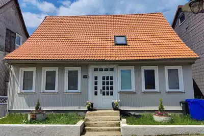 Image de Great vacation home with large barbecue terrace for 12 people in the Oberharz!