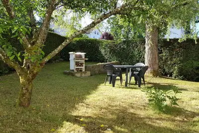 Image de appartement au rdc d'une maison avec jardin