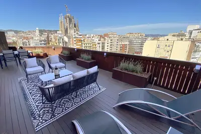 Image de Penthouse Terrace with Sagrada Familia views