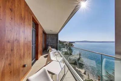 Meeresbrise, No 2 vacation apartment with sea view, balcony and - Meeresbrise, No 2