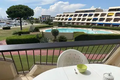 Image de Studio 4 pers avec piscine et terrasse, Port Camargue