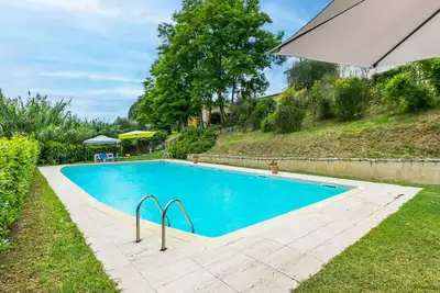 Image de Joli appartement dans une maison de vacances pour 4 personnes avec piscine, Tv, patio et parking