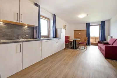 Image de Appartement \"Résidence Condor Eidechsspitz\" avec vue sur les montagnes, sauna et jardin