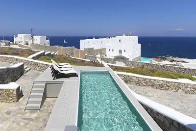 Image de Luxury Myconian Sunset Villa with Private Pool, 5Km to Windmills