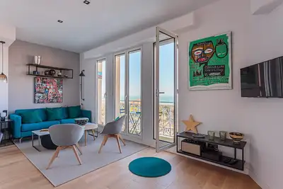 Altaya • Apt avec balcon et vue mer à Biarritz