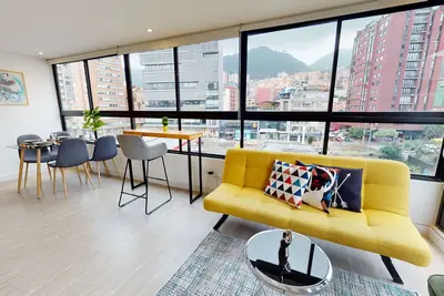 Image de Loft Type Apartment In Chapinero With Mountain View