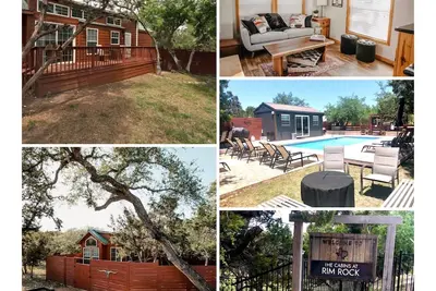 Image de Tiny home cabin rentals on gated 2 acres and shared pool! Only 14mi to downtown!