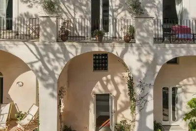 Image de Private large home with rolling views of the main beach, church, sea and hills.