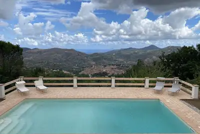 Panoramic Villa Valù with private pool and breathtaking view
