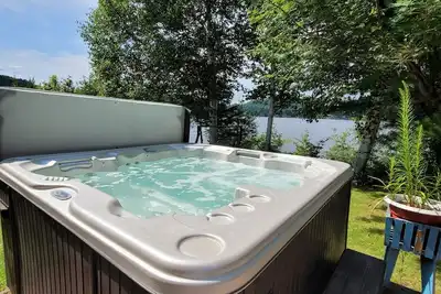 Image de Chalet spa/sauna sur bord de rivière