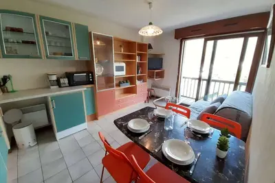 Image de Saint-Lary-Soulan : T2 4 pers, vue ouest, balcon, ascenseur, proche Pla d'Adet