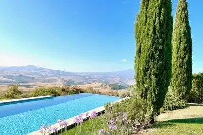 Image de Spectacular views from this villa for 8 in Valdorcia. Private Pool.