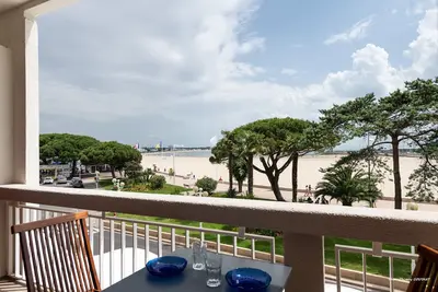 Image de Apt. Standing 4 pers. Pleine vue mer, plage de la Grande Conche, Royan Centre