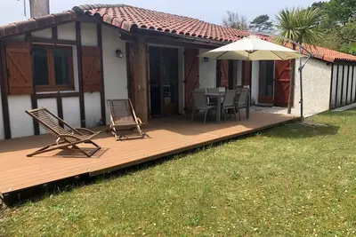 Image de Vieux-Boucau, maison individuelle, 3 ch, plage 300 m, jardin clos