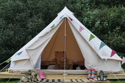 Image de Immaculate and cosy Bell tent in Shaftesbury, Uk