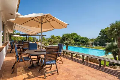 Image de Appartement 'Villa Orchidée - Coves Noves' avec vue sur la mer, Wi-Fi et climatisation et terrasse
