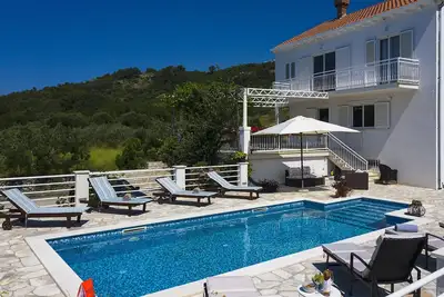 Image de Owner Beautiful Villa Olivia, Magnificent View, Pool, Newly Built, Close to Beach