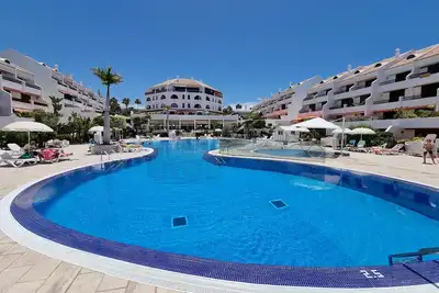Image de Casa Teide, rez-de-chaussée Parque Sant. 1, piscine chauffée, 100 m de mer+plage