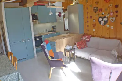 Image de Charmant T3 calme à 500m du centre de Samoëns avec parking