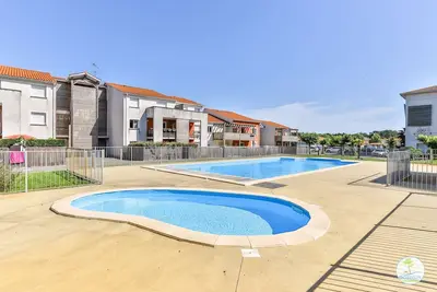 Image de Biscarrosse Bourg  Joli T3 dans résidence avec piscine