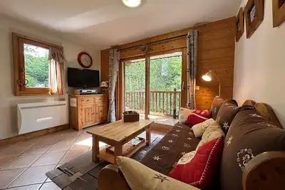 Image de Appartement T3 cosy avec balcon au centre de Samoëns
