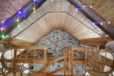 Image de Belle maison de vacances privée pour 2 personnes avec Tv, terrasse, vue panoramique et parking