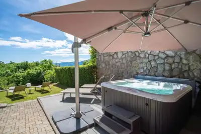 Image de Confortable appartement avec climatisation, piscine, Wifi, Tv, terrasse et vue panoramique