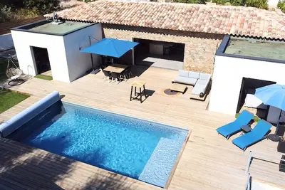 Image de Villa Pienezza 8p 4 chbres très calme Pinarellu 5min des plages Piscine Chauffée