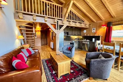 Image de Appartement moderne 3 chambres avec balcon à Samoëns