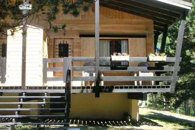 Image de Half wooden Chalet in a clearing in Pyrenees 2000