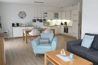 Image de Meerbüsum * App. 18 * centr. Location for young & old, 2 bedrooms, suitable for allergy sufferers, 98 sqm