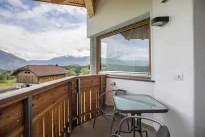 Image de Appartement \"Stefansdorf Wohnung 5\" avec vue sur les montagnes, Wi-Fi, jardin et balcon