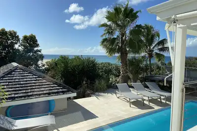 Image de Magnifique Villa Avec Vue Sur La Plus Belle Vue De La Mer Des Caraibes