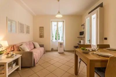 Image de Maison de vacances \"Il Nido\" avec vue sur les montagnes, Wi-Fi, climatisation et jardin