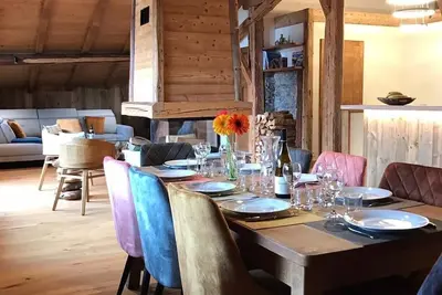 Image de High standing farm of 200m2 in the Chamonix Valley with Mont-Blanc view