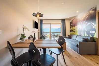 Image de Appartement \"Leierhof Karlotta\" avec vue sur les montagnes