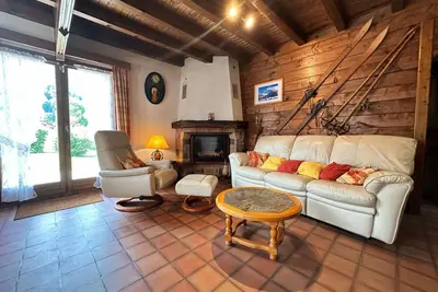 Image de Chalet familial avec jardin et cheminée, animaux acceptés