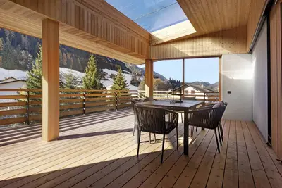 Image de Appartement \"Noreia Granda\" avec vue sur les montagnes, piscine, Wi-Fi, terrasse et balcon
