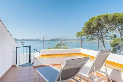Image de Appartement 'Isabela 2b-3 habitaciones con ático' avec vue sur mer, A/C, Wi-Fi et terrasse