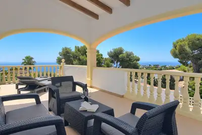 Villa merveilleuse et intime à Javea, Costa Blanca, Espagne  avec piscine chauffée pour 6 personnes